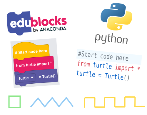 Python con Edublocks tutorial 1 – le prime forme